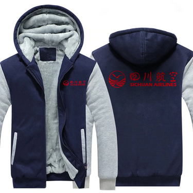 SICHUN AIRLINES JACKETS FLEECE SWEATSHIRT